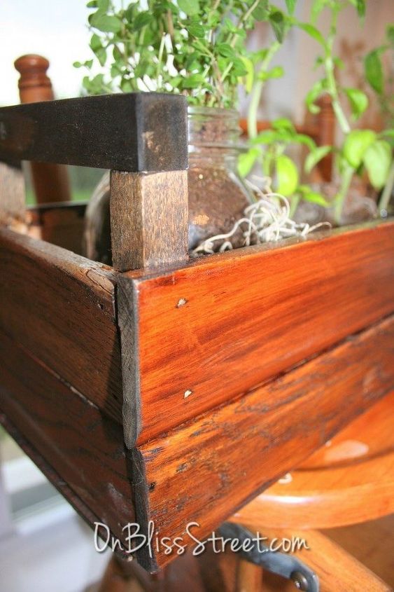 adorvel caixa de jardim de mesa com guarnio recuperada