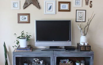 Metal Book Cabinet To Industrial TV Stand