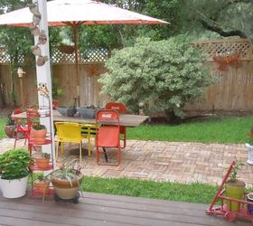 from a tired ole looking yard island to a patio, concrete masonry, gardening, outdoor living, patio
