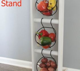 diy produce stand for the kitchen, how to, organizing, repurposing upcycling, storage ideas, woodworking projects