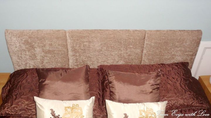 diy how to make an upholstered head board, how to