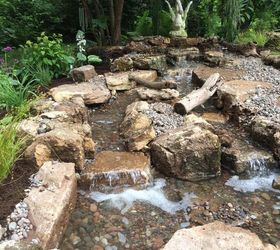 lincolnshire il pond and patio installation by gem ponds, landscape, patio, ponds water features, A perfect addition to any outdoor space
