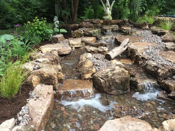 lincolnshire il pond and patio installation by gem ponds, landscape, patio, ponds water features, A perfect addition to any outdoor space