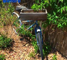 repurposed garden bike