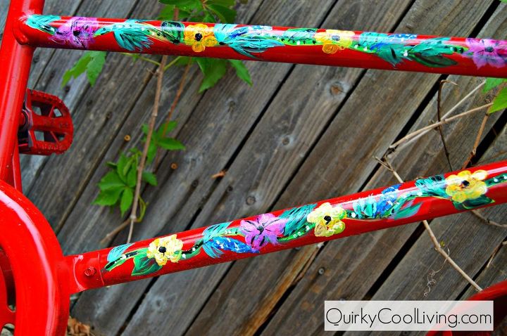 repurposed garden bike