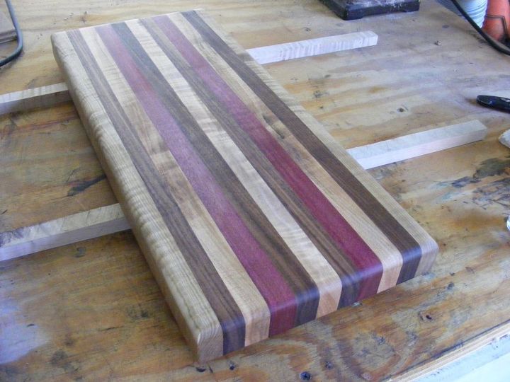 mi primera tabla de cortar de madera