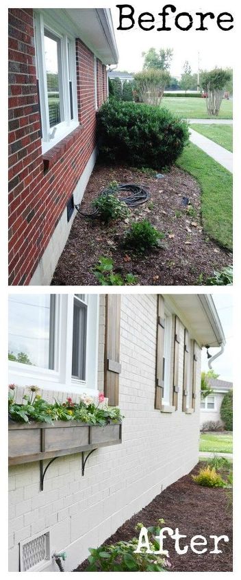 how to build a window box, container gardening, curb appeal, gardening, how to, woodworking projects