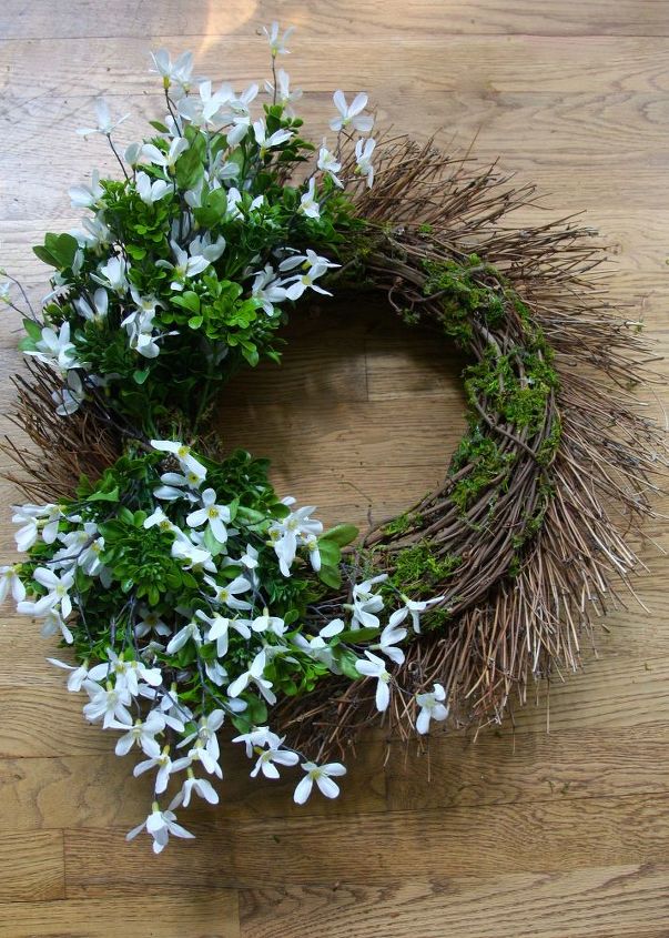 the white summer wreath, crafts, patriotic decor ideas, seasonal holiday decor, wreaths