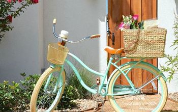 DIY Seagrass Bicycle Basket
