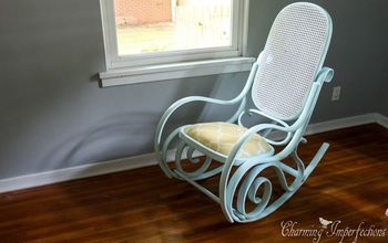  Como reestofar e pintar uma cadeira de balanço Bentwood