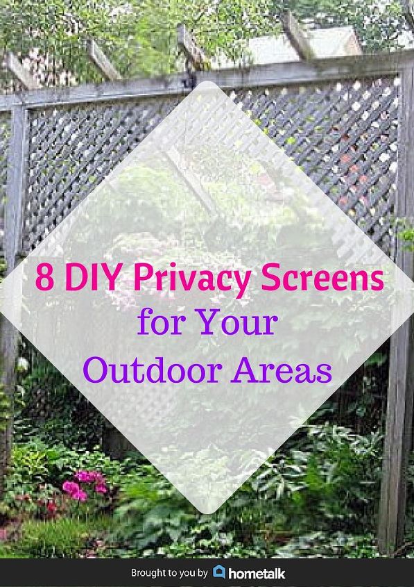 8 Diy Privacy Screens For Your Outdoor Areas Hometalk