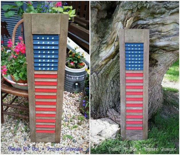 7 homemade american flags that will make your chest swell with pride, crafts, fences, outdoor living, pallet, patriotic decor ideas, repurposing upcycling, seasonal holiday decor, Photo via Diana