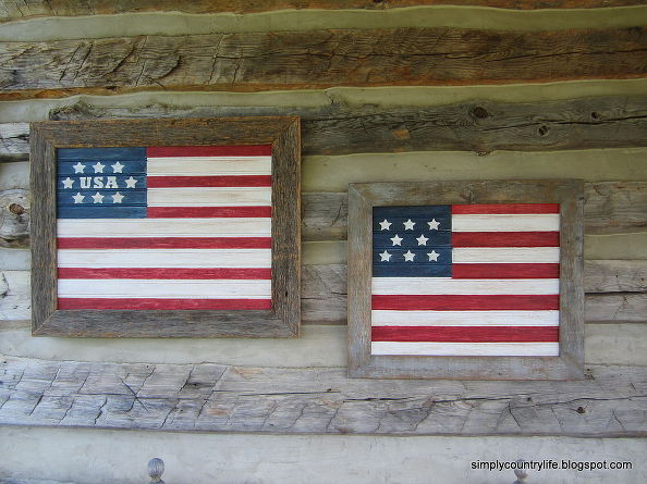 7 homemade american flags that will make your chest swell with pride, crafts, fences, outdoor living, pallet, patriotic decor ideas, repurposing upcycling, seasonal holiday decor, Photo via Adina Simply Country Life