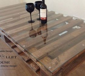 dining room table made of salvage pallet, diy, how to, painted furniture, pallet, repurposing upcycling
