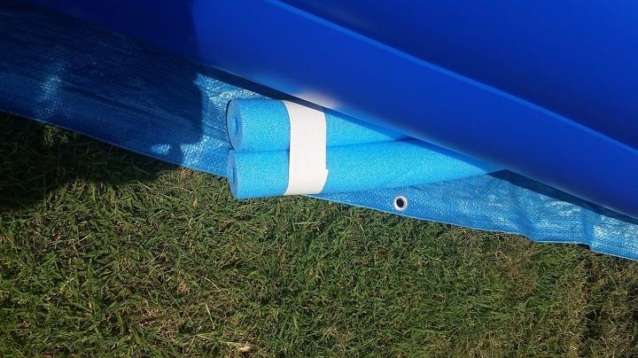 Pool Noodle Hack To Level Pool Hometalk
