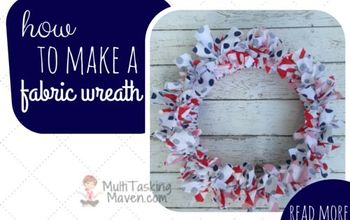 How to Make a Fabric Wreath