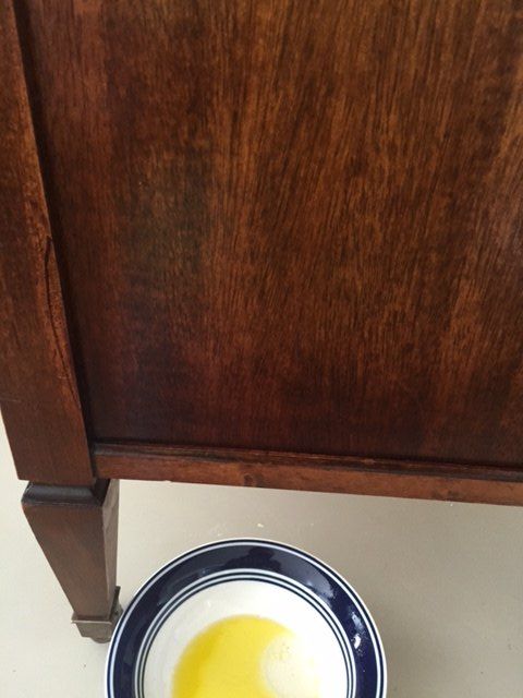 no paint or stain cabinet makeover, Panel lateral despu s