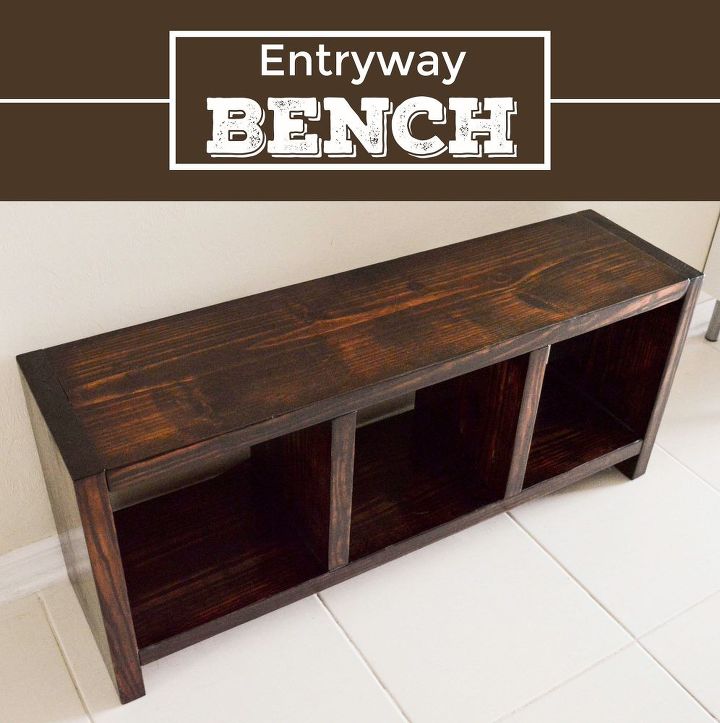 diy entryway bench, diy, how to, painted furniture, woodworking projects