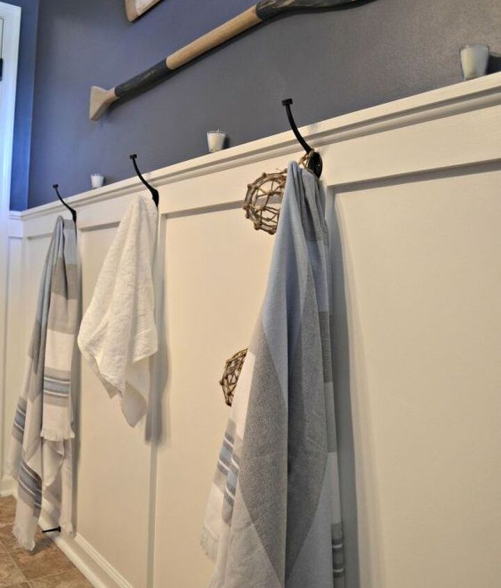 nautical bathroom decor, bathroom ideas, repurposing upcycling, wall decor