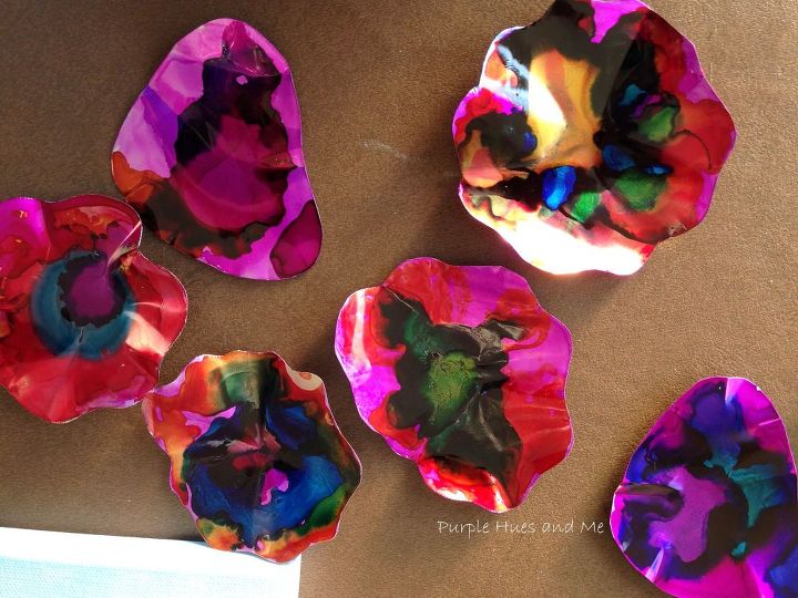 recycled soda can flowers wall art, crafts, how to, repurposing upcycling