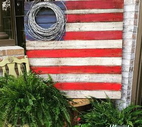 patriotic pallet flags with a twist