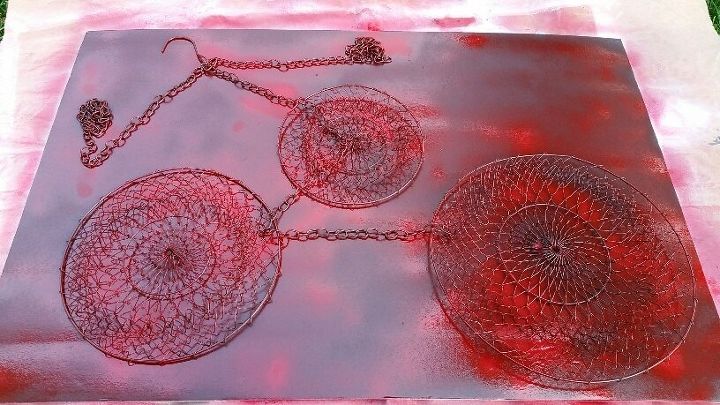 repurposed hanging fruit basket to wall art hometalk