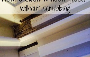 Cómo limpiar los rieles de las ventanas sin fregar