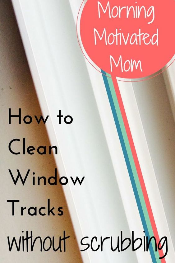 como limpar trilhos de janela sem esfregar