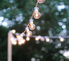 how to hang outdoor string lights for a magical glow, how to, lighting, outdoor living