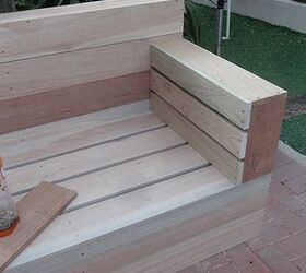 how to make your own hardwood sofa, diy, how to, outdoor furniture, outdoor living