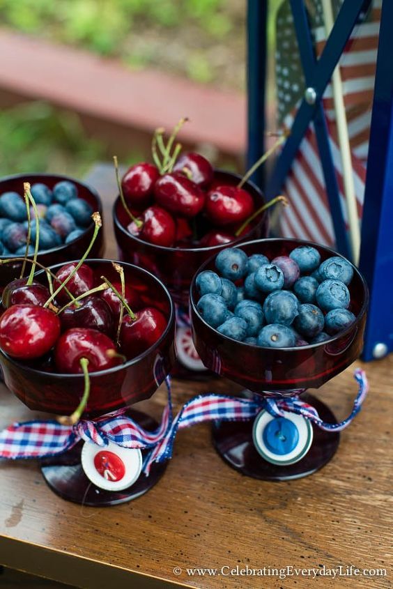 4th of july party ideas, crafts, outdoor living, patriotic decor ideas, seasonal holiday decor