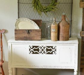 decorating with yard sale and thrift store finds, home decor, painted furniture, repurposing upcycling, rustic furniture