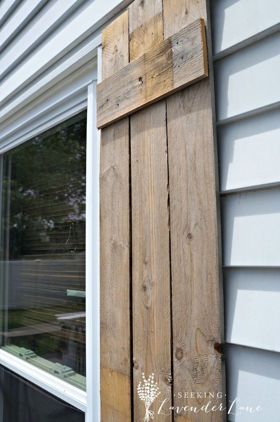 diy wood shutters from repurposed fence boards, fences, outdoor living, repurposing upcycling, windows, woodworking projects