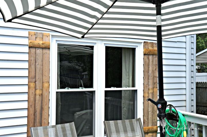 diy wood shutters from repurposed fence boards, fences, outdoor living, repurposing upcycling, windows, woodworking projects