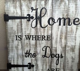 repurposed old pallet to cool porch sign, crafts, how to, pallet, repurposing upcycling