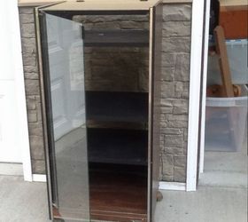How To Repurpose A Dated Stereo Glass Cabinet Hometalk