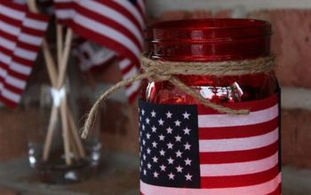 Patriotic Mason Jar