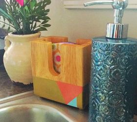 kitchen sponge holder from upcycled bagel slicer, kitchen design, repurposing upcycling, storage ideas