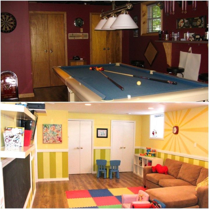 playroom makeover before after hometalk