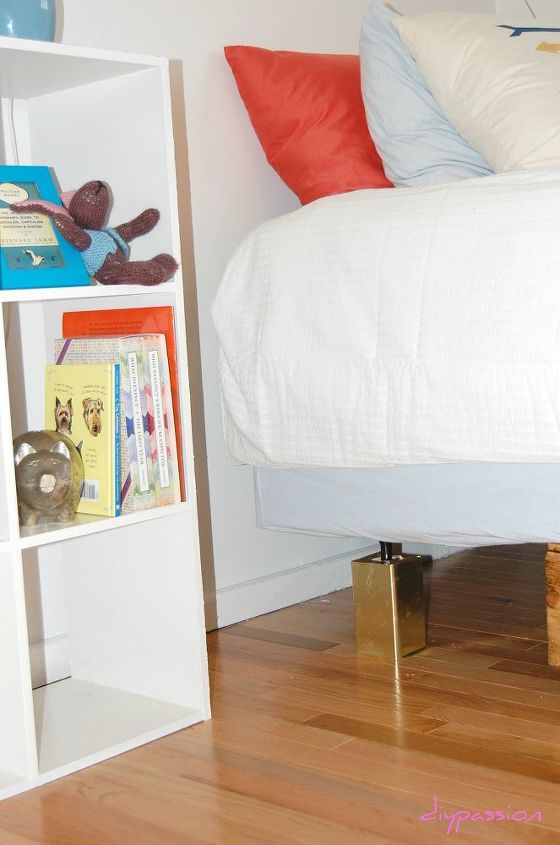 diy bed risers from an old fence post, diy, repurposing upcycling, storage ideas