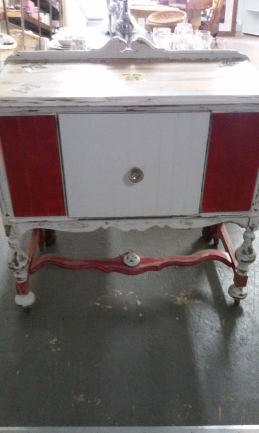 distressed farm sideboard, painted furniture, repurposing upcycling
