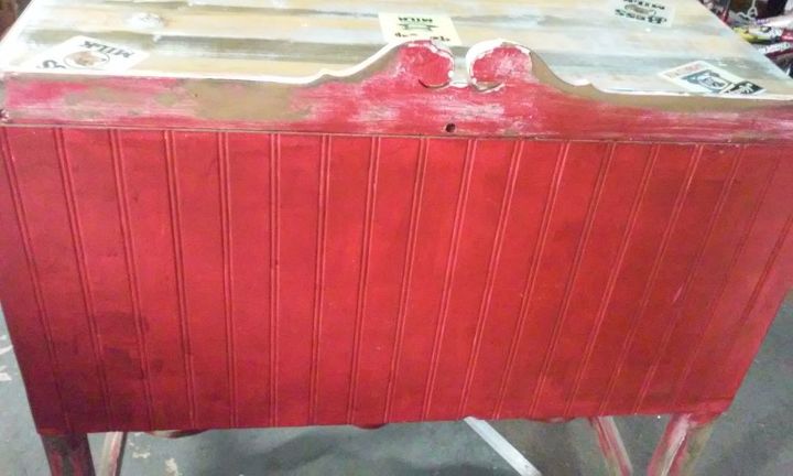 distressed farm sideboard, painted furniture, repurposing upcycling