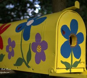 diy mailbox birdhouse, crafts, curb appeal, how to, Mailbox Birdhouse ready for residents