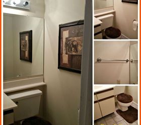 powder room update, bathroom ideas, how to, small bathroom ideas