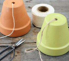 http livelaughrowe com terra cotta pot twine dispenser, craft rooms, crafts, how to, organizing, repurposing upcycling