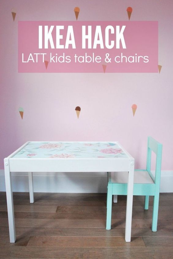 ikea hack latt table and chairs, painted furniture