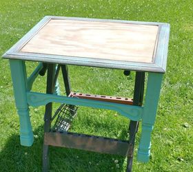 rustic end table in bliss, painted furniture, rustic furniture