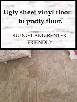 bathroom floor update for 30 budget and renter friendly, bathroom ideas, flooring, tile flooring, tiling, Before
