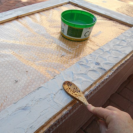 knock off metallic mirror frame