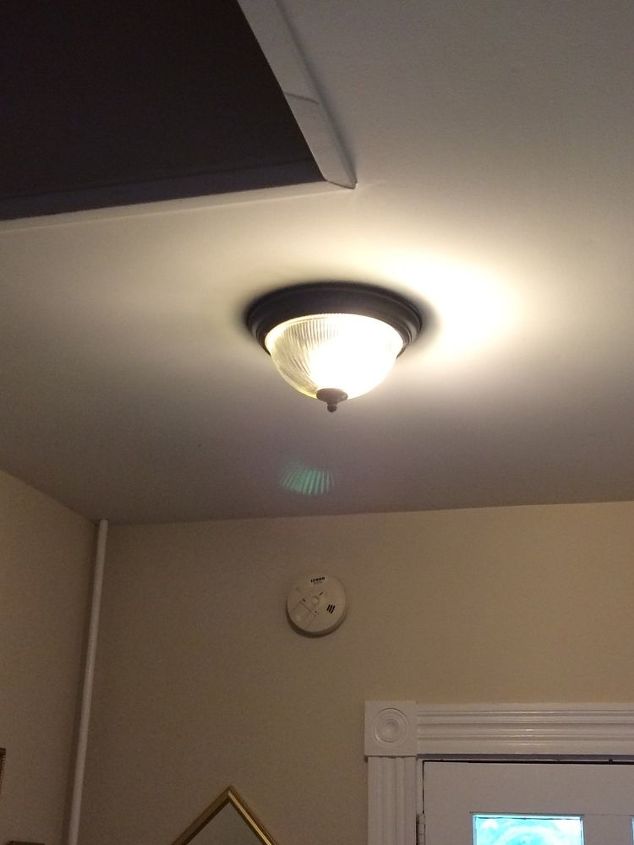 painted generic ceiling light, lighting, painting